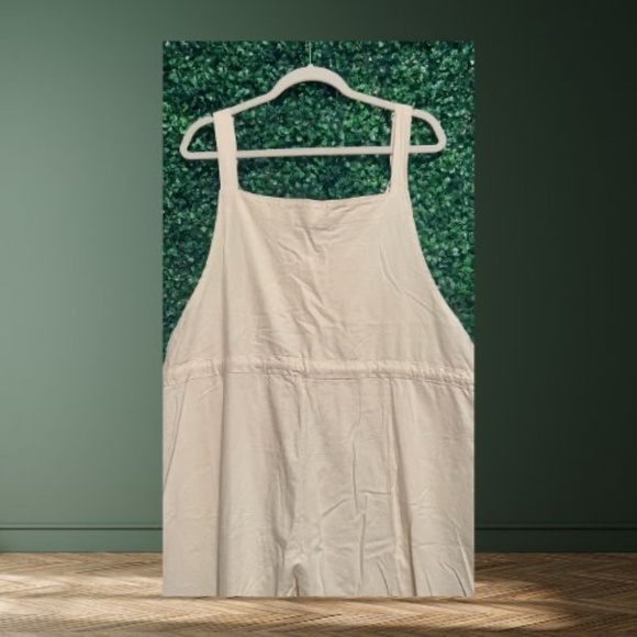 Light Beige Casual Cotton Overalls – Size 2XL - Picture 5 of 5